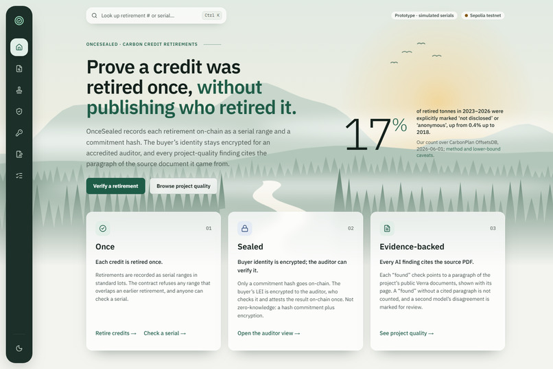 OnceSealed – screenshot 1