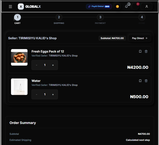 W-commerce  – screenshot 1