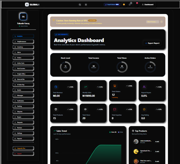 W-commerce  – screenshot 2