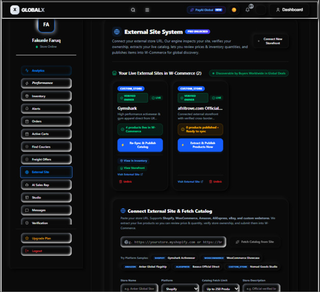 W-commerce  – screenshot 8