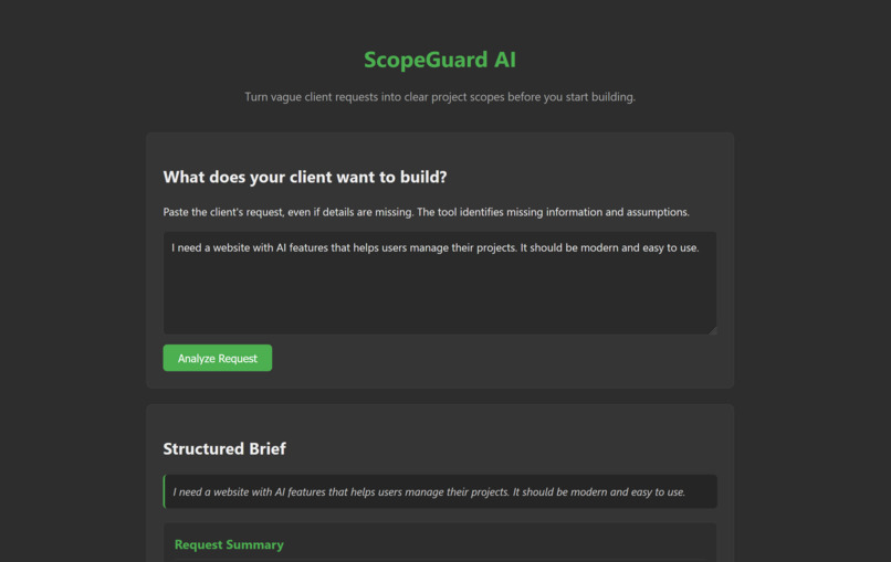 ScopeGuard AI – screenshot 1