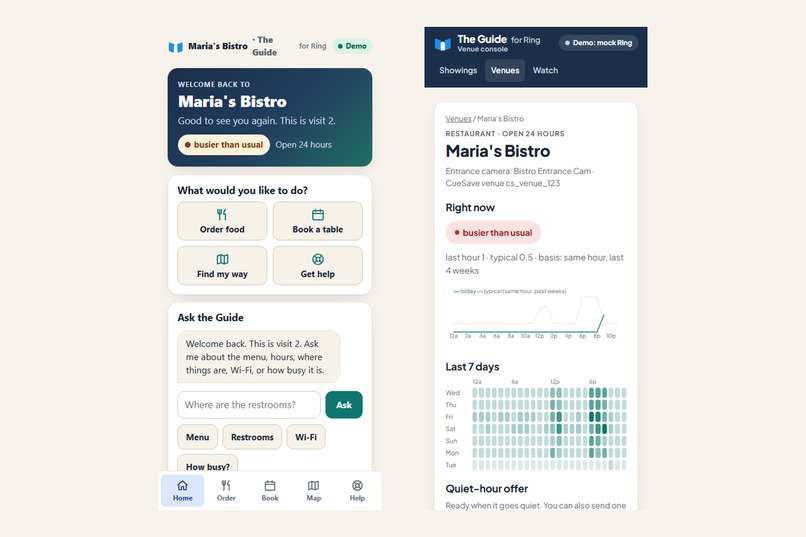 The Guide for Ring: your venue greets every guest – screenshot 4