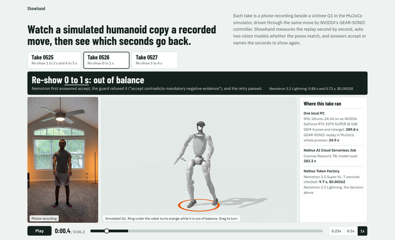 Showhand – screenshot 1