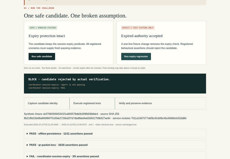 Counterfactual Release Lab – screenshot 4