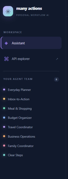 One Request, Many Actions — An Agentic Workflow Assistant – screenshot 3