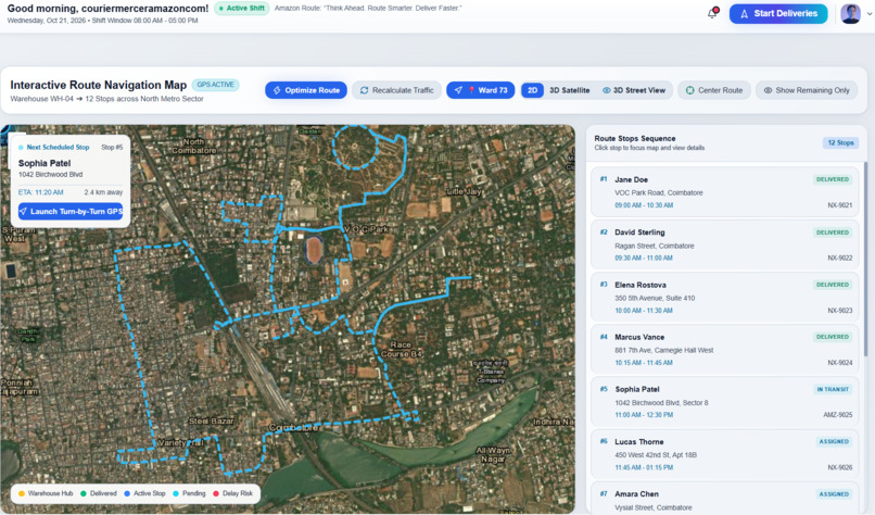 Amazon Route – AI-Powered Smart Logistics – screenshot 4