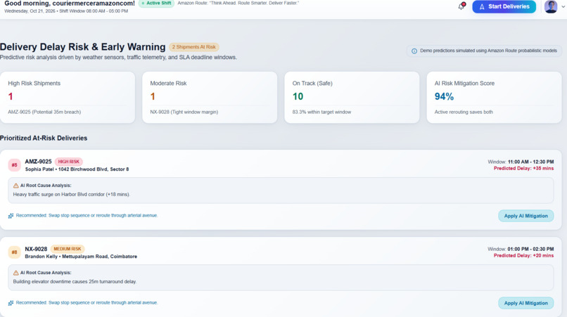 Amazon Route – AI-Powered Smart Logistics – screenshot 6