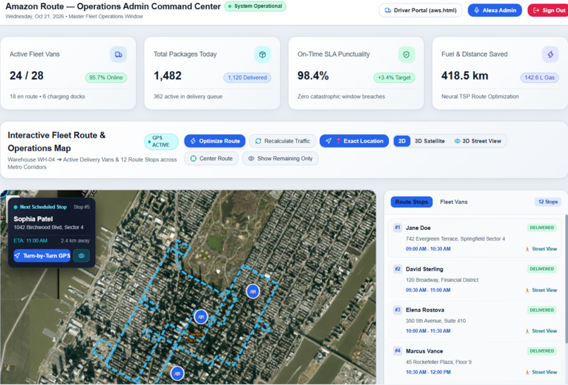 Amazon Route – AI-Powered Smart Logistics – screenshot 11