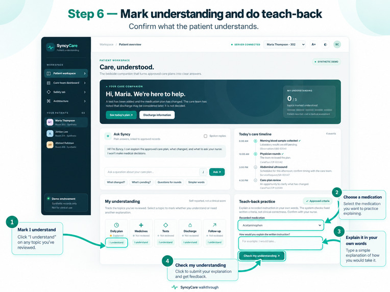Syncy Care – screenshot 2