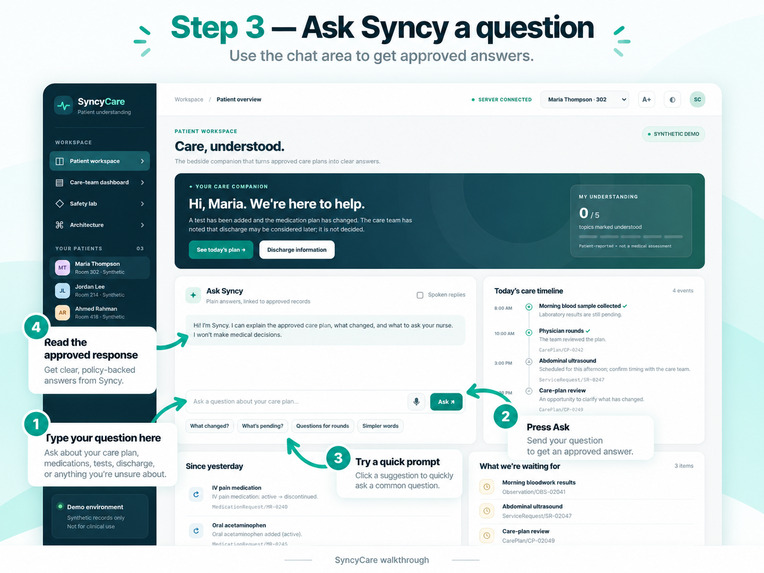 Syncy Care – screenshot 4