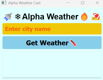 Alpha Weather Cast – screenshot 1