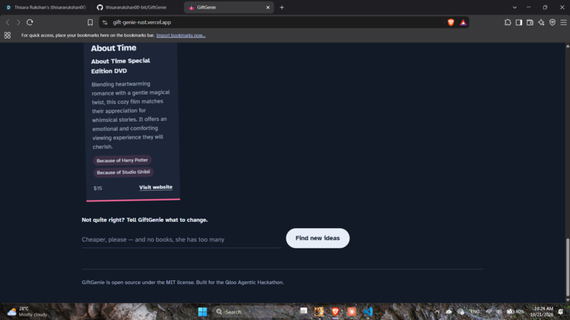 GiftGenie – screenshot 4
