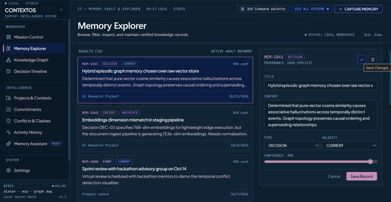 CONTEXTOS — Context Intelligence & Memory – screenshot 5