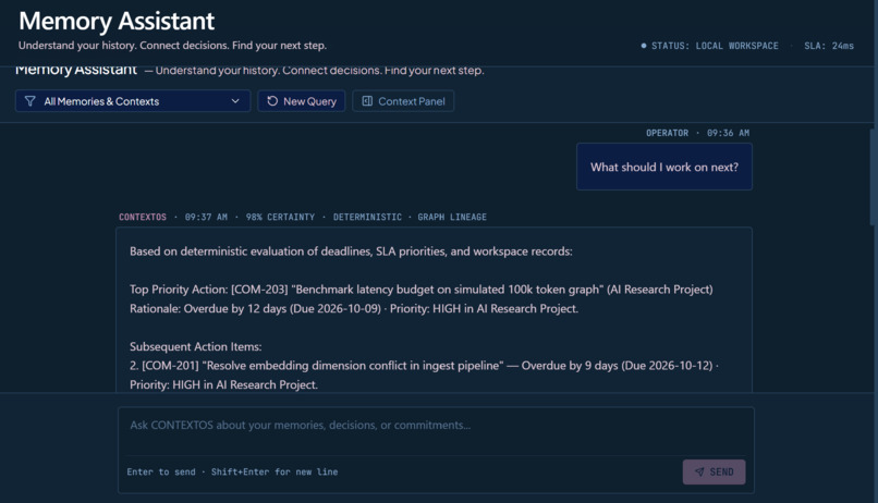 CONTEXTOS — Context Intelligence & Memory – screenshot 6
