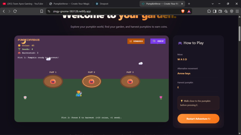 PumpkinVerse – screenshot 2