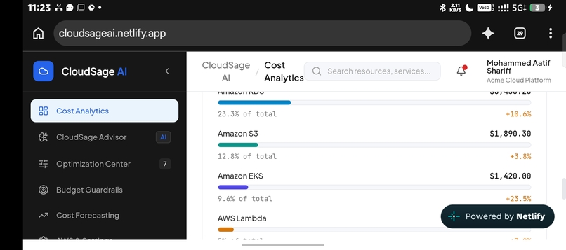 CloudSage AI – screenshot 3