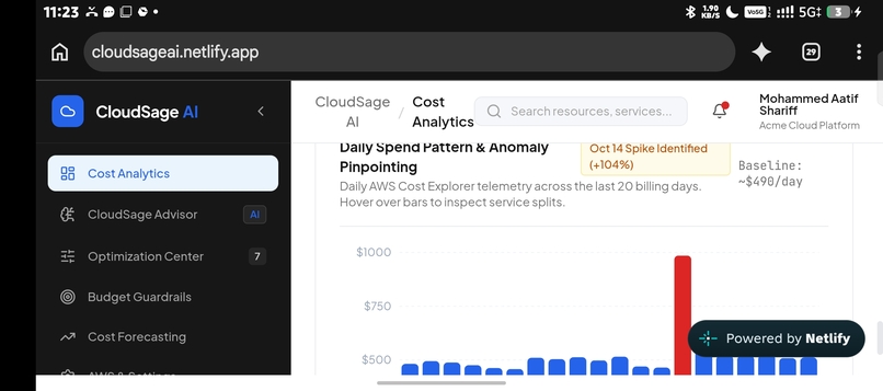 CloudSage AI – screenshot 2