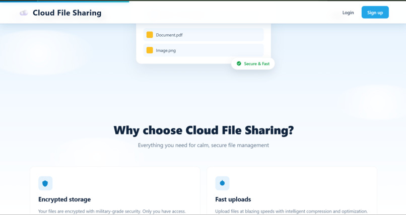 Cloud File Sharing  – screenshot 8