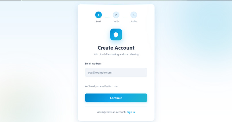 Cloud File Sharing  – screenshot 12