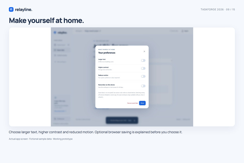 Relayline — Room to focus – screenshot 9