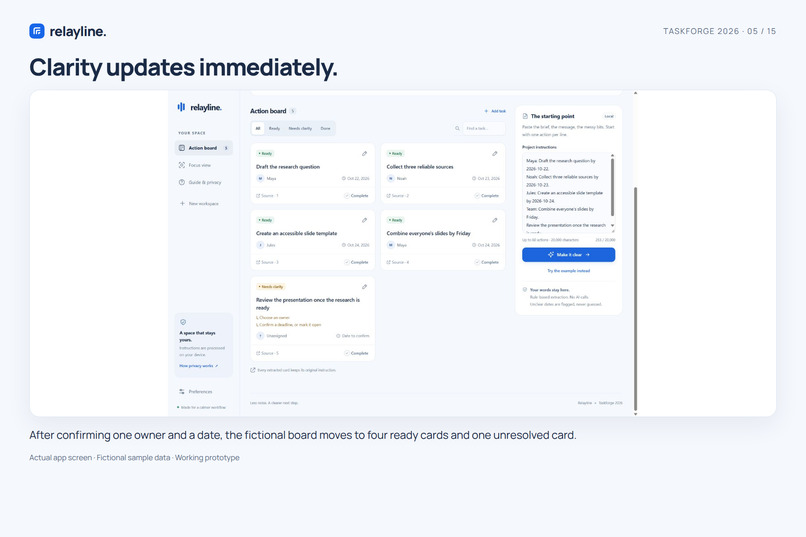 Relayline — Room to focus – screenshot 12