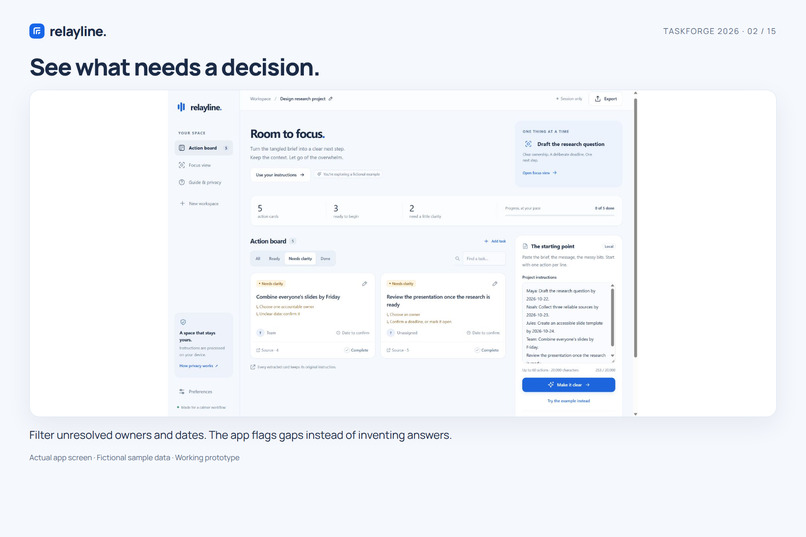 Relayline — Room to focus – screenshot 13