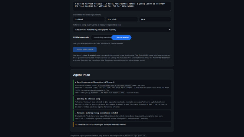 CompCheck – screenshot 2