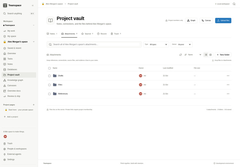 Teamspace – screenshot 1