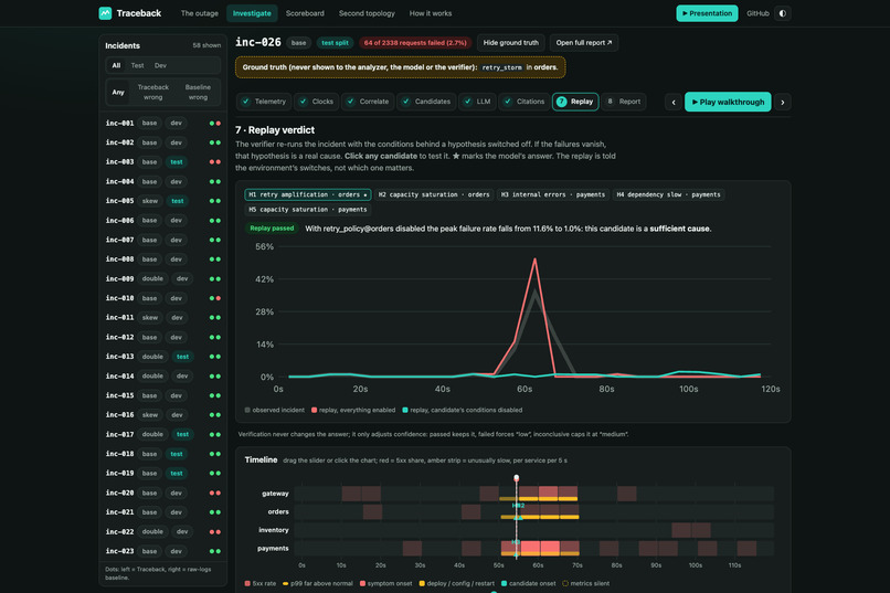 Traceback – screenshot 4