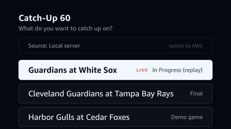 Catchup60 – screenshot 2