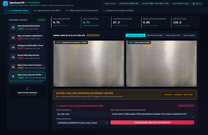 SpecGuard: Active-Perception Surface Defect Inspector – screenshot 10