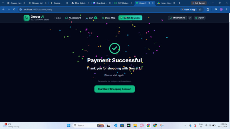 GrocerAI: Alexa+ Smart Shopping Assistant – screenshot 1