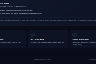 HoldOn — Your Digital Safety Assistant