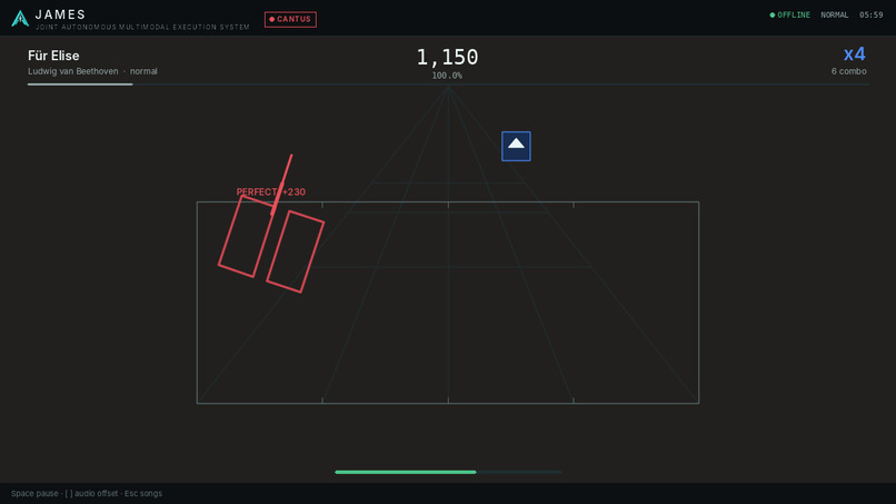 JAMES – screenshot 2