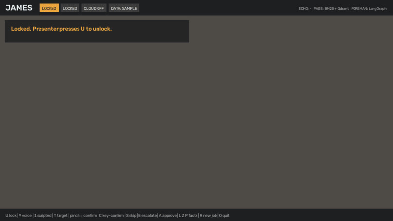 JAMES – screenshot 3