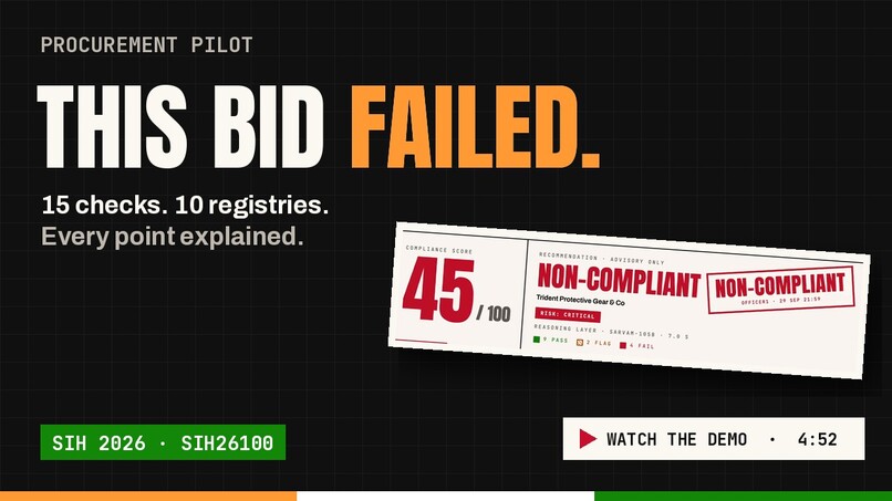 Procurement Pilot: Bid Compliance – screenshot 3