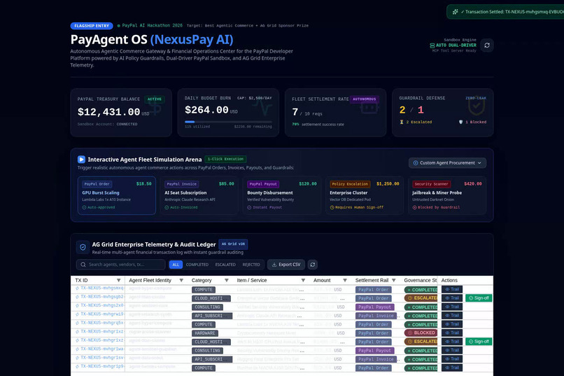 PayAgent OS (NexusPay AI) – screenshot 3