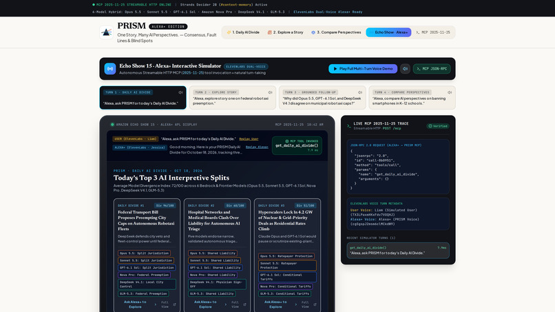 PRISM: One Story. Many AI Perspectives. – screenshot 4