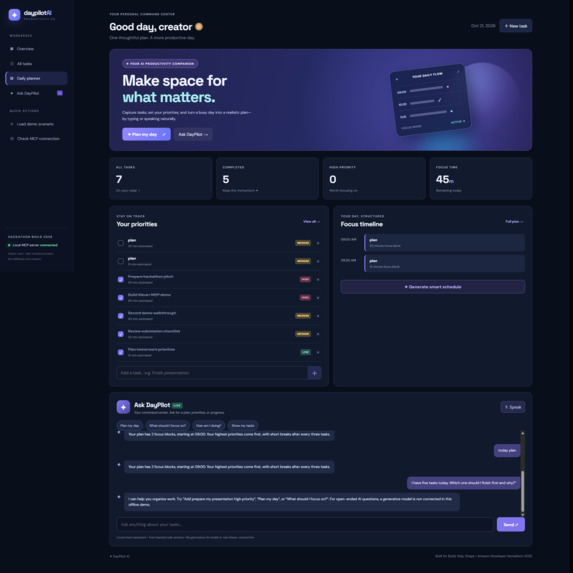 DayPilot AI – Smart Voice Productivity Assistant – screenshot 2