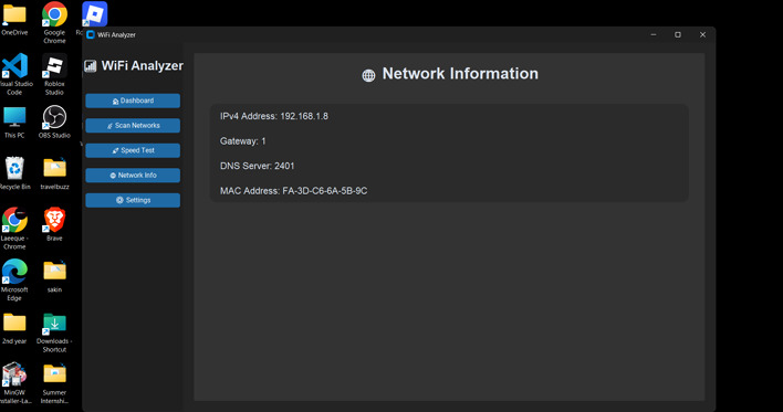Wifi-Analyser – screenshot 3