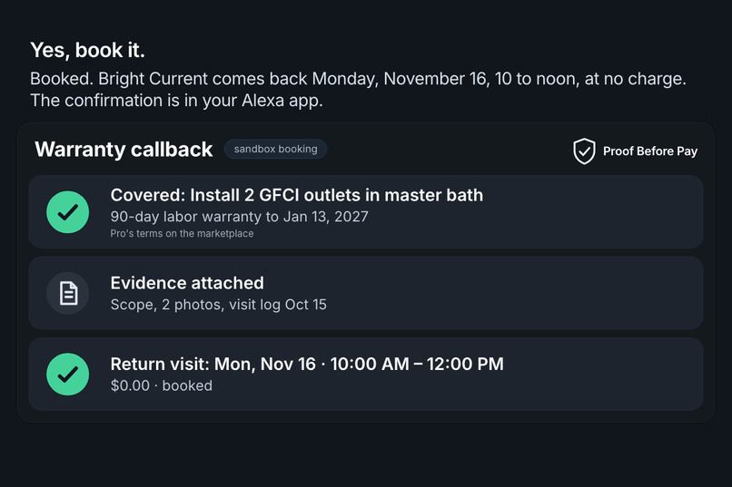Proof Before Pay – screenshot 6