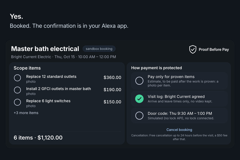 Proof Before Pay – screenshot 3