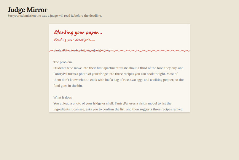 Judge Mirror – screenshot 1