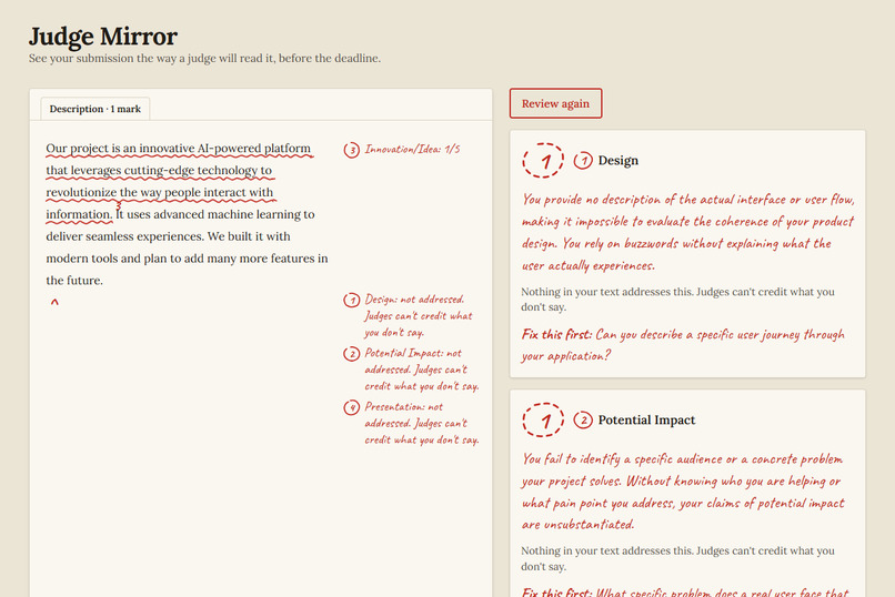 Judge Mirror – screenshot 5