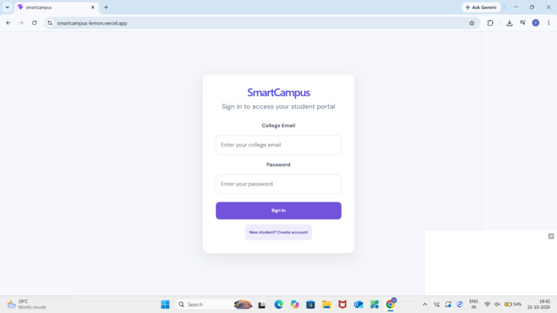 SmartCampus – screenshot 1