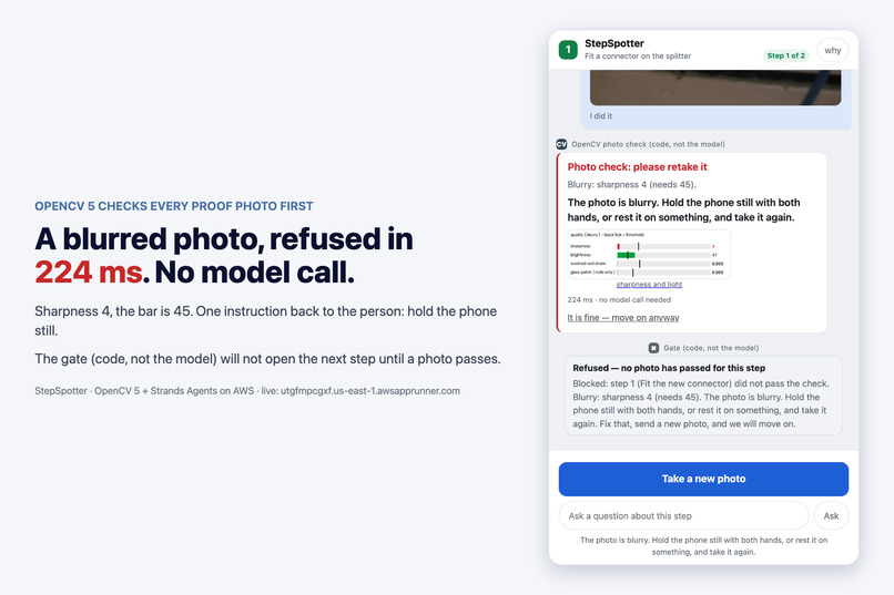 StepSpotter – screenshot 1