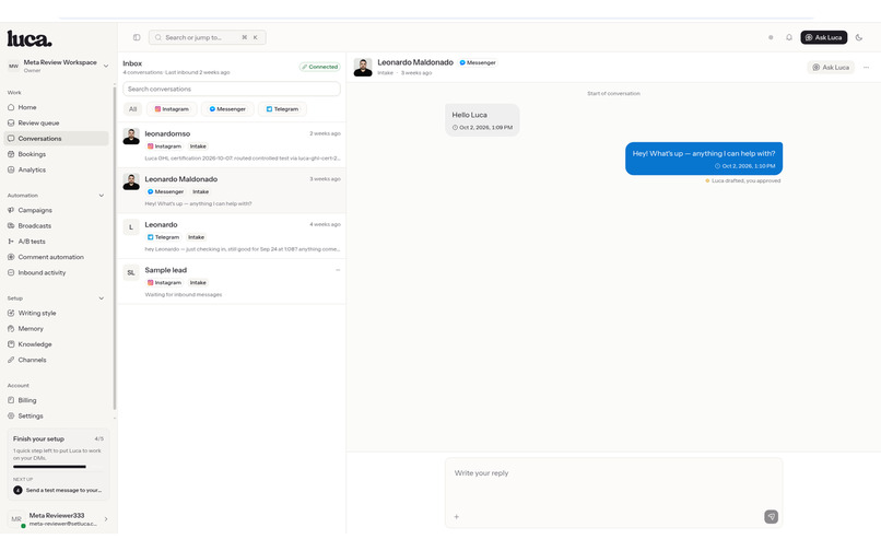 SetLuca – screenshot 1