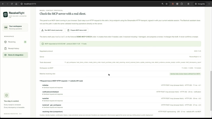 ReceiveRight – screenshot 3