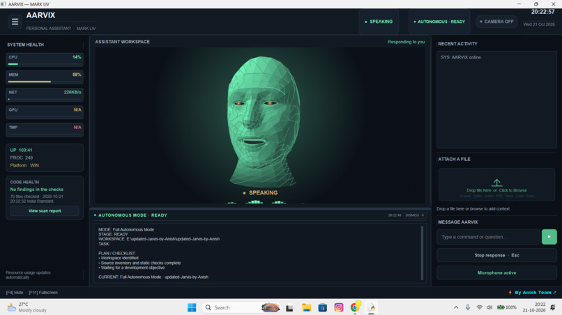 Aarvix AI – Smart Voice Assistant – screenshot 1