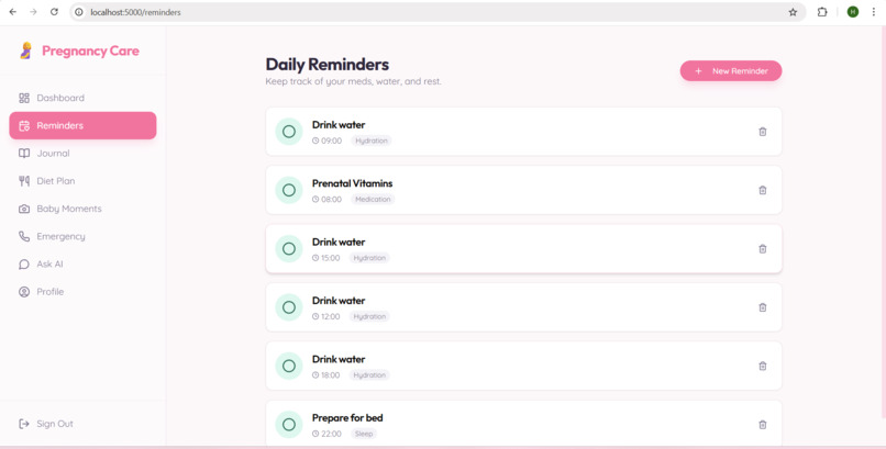 Mama's Care – screenshot 2